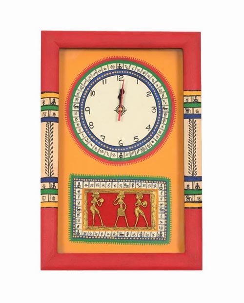 WALL CLOCK  WITH GLASS- AAC-001-021